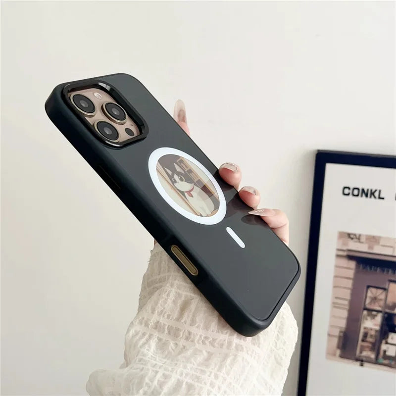 iPhone inkCase Telefon Kılıfı, MagSafe, NFC Özellikli, Özelleştirilebilir Akıllı Kılıf, iPhone 16 Pro / Pro Max, Siyah / Gri / Beyaz