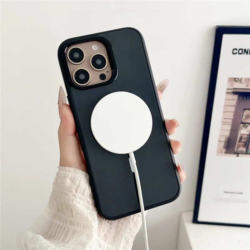 iPhone inkCase Telefon Kılıfı, MagSafe, NFC Özellikli, Özelleştirilebilir Akıllı Kılıf, iPhone 16 Pro / Pro Max, Siyah / Gri / Beyaz