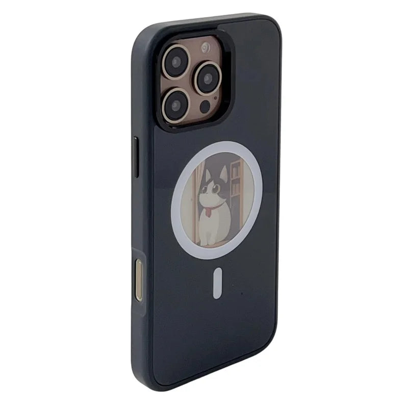 iPhone inkCase Telefon Kılıfı, MagSafe, NFC Özellikli, Özelleştirilebilir Akıllı Kılıf, iPhone 16 Pro / Pro Max, Siyah / Gri / Beyaz