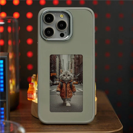 iPhone inkCase Telefon Kılıfı, NFC Özellikli, Özelleştirilebilir Akıllı Kılıf, iPhone 16 / Plus / Pro / Pro Max, Siyah / Gri / Beyaz